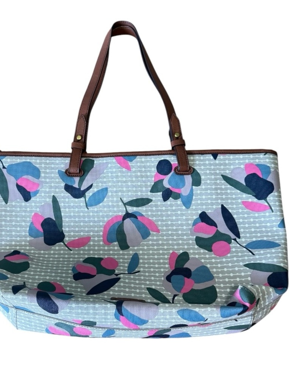Fossil Rachel Large PVC Floral Tote Bag - Picture 2 of 12